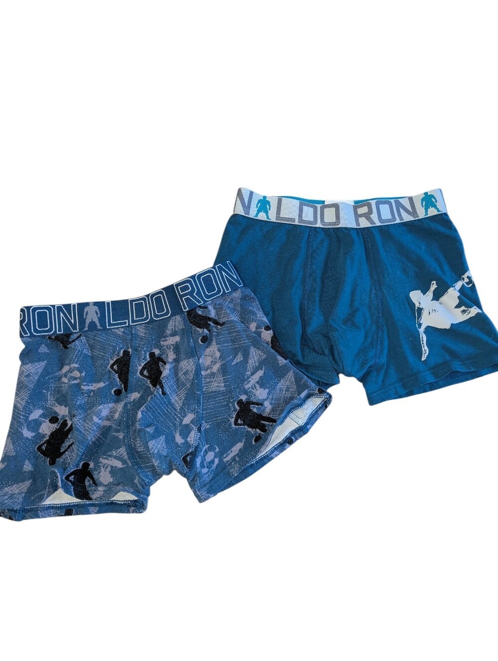 🌞4/20$ Ronaldo Kids' Blue Boxer Briefs 2-Pack